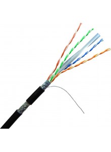 Genuine cat6 cable 305m outdoor black 23awg Genuine cat6 cable 305m outdoor black 23awg