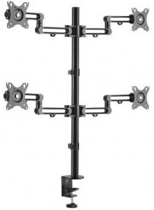 NEWSTAR QUAD MONITOR ALUMINIUM ARM STAND... NEWSTAR QUAD MONITOR ALUMINIUM ARM STAND...