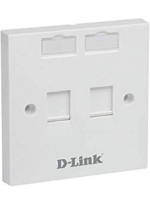 D-Link DLFACE-01 Cat 6 UTP Face Plate D-Link DLFACE-01 Cat 6 UTP Face Plate