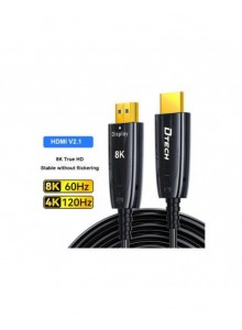 DTECH DT-HOF8020 8K HDMI FIBER CABLE 2.1V 20M DTECH DT-HOF8020 8K HDMI FIBER CABLE 2.1V 20M
