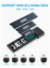 Haysenser M.2 Nvme & M.2 NGFF, M.2 SSD to USB3.1 Enclosure Haysenser M.2 Nvme & M.2 NGFF, M.2 SSD to USB3.1 Enclosure