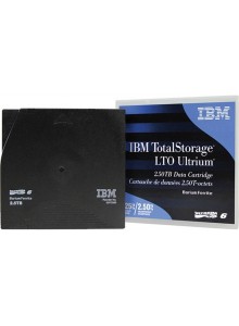 IBM LTO-6 Data Cartridge 2.5TB with labe...