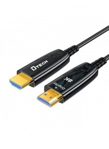 DTECH DT-HOF8025 8K HDMI FIBER CABLE 2.1V 25M DTECH DT-HOF8025 8K HDMI FIBER CABLE 2.1V 25M