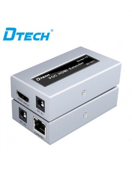 DTECH DT-7073(2ND) HDMI EXTENDER 50M POC TYPE DTECH DT-7073(2ND) HDMI EXTENDER 50M POC TYPE