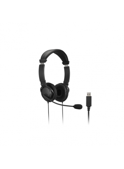 Kensington Classic Headset with Mic, Volume and USB C + USB 3.0 ADAPTOR K33065WWE