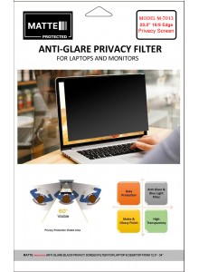 MATTE ANTI-GLARE PRIVACY SCREEN 23.0”ETE... MATTE ANTI-GLARE PRIVACY SCREEN 23.0”ETE...