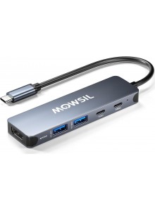 Mowsil USB-C Hub 5 IN 1 Type-C | MOCHB5 Mowsil USB-C Hub 5 IN 1 Type-C | MOCHB5