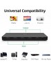 Mowsil 1 x 4 Port 4K@ 30Hz 1.4 HDMI Splitter, Support 4K@30Hz, 1080P Resolution, Mini Portable Design, Easy to Use and Carry, Travel Friendly, Compatible with HDMI 1.4/1.3/1.2, Black | MOS114