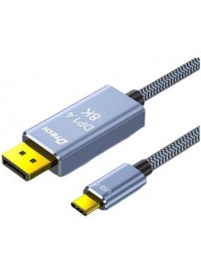 Type C to DP Cable 1.5MTR Dtech 8k Suppo... Type C to DP Cable 1.5MTR Dtech 8k Suppo...