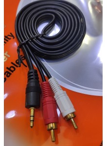 NETPOWER AUDIO TO 2 RCA CABLE 1.5M 