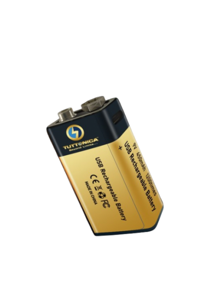 TUTTONICA TUTTO TC-779 9V TYPE C RECHARGEABLE BATTERY 