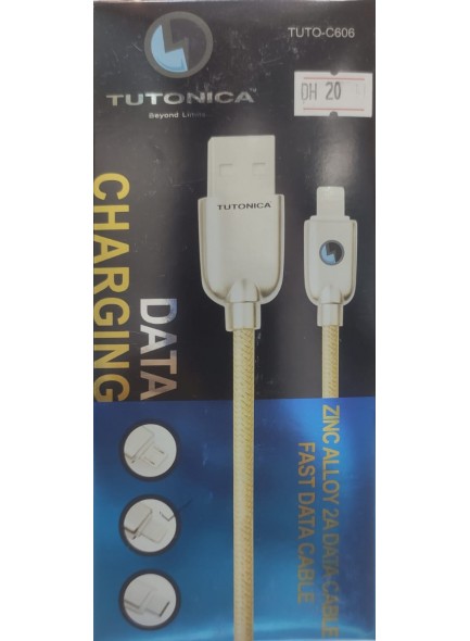 TUTTONICA TUTTO C606 USB TO LIGHTNING FAST CHARGING CABLE 1M