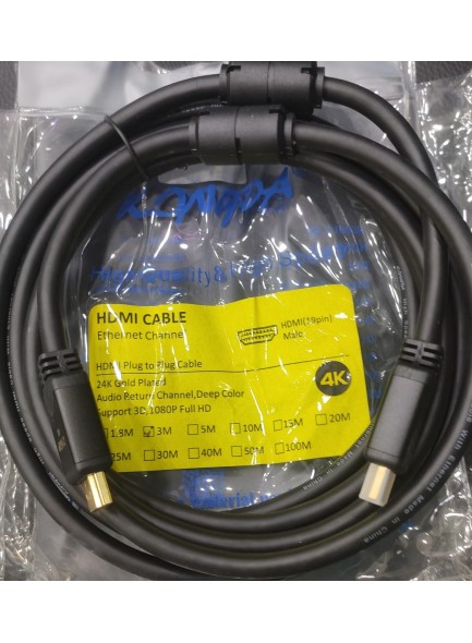 KONGDA HDMI CABLE 3m 4K