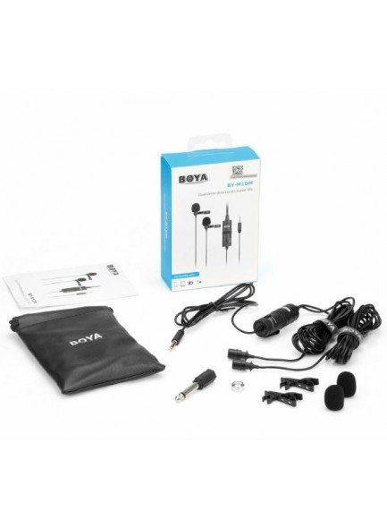 BOYA BY-M1DM Dual Lavalier Microphone