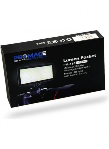 PROMAGE PM-180 ON CAMERA PROFESSIONAL VIDEO LIGHT LED BLACK PROMAGE PM-180 ON CAMERA PROFESSIONAL VIDEO LIGHT LED BLACK