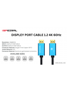 Speiral DisplayPort Cable 10METER 1.2 4K... Speiral DisplayPort Cable 10METER 1.2 4K...