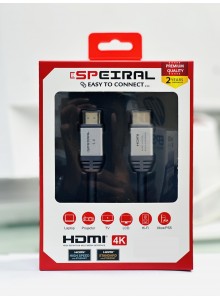 Speiral HDMI CABLE 1.4V 1 MTR 4K 30 Hz S... Speiral HDMI CABLE 1.4V 1 MTR 4K 30 Hz S...