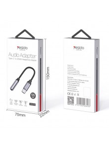 yesido yau19 type c to audio jack adapter 