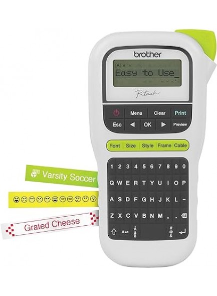 BROTHER P-TOUCH PT-H110 HANDHELD LABEL MAKER BROTHER P-TOUCH PT-H110 HANDHELD LABEL MAKER