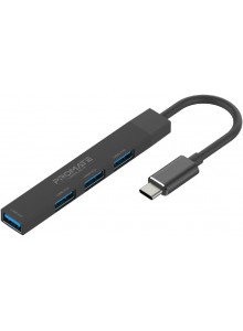 Promate Litehub-4 4-IN-1 Multiport USB C