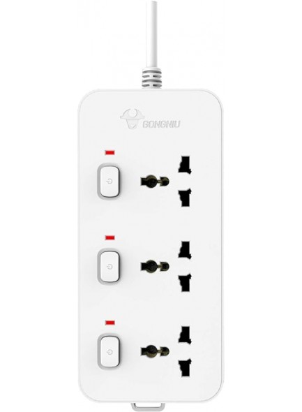 GONGNIU D3030-5M 3SOCKETS POWER EXTENSION