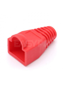 Rj45 Rubber Boots Red