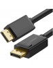 UGREEN DP Male to Male Cable 1m (Black) 10244 