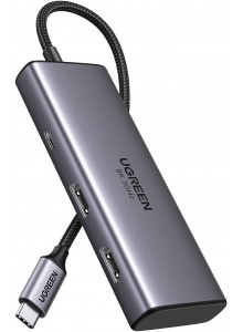 UGREEN USB-C to2*USB-A 3.0+USB-C 3.0+2*H...