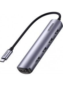 UGREEN USB-C to 4*USB 3.0+HDMI Adapter 20197 UGREEN USB-C to 4*USB 3.0+HDMI Adapter 20197