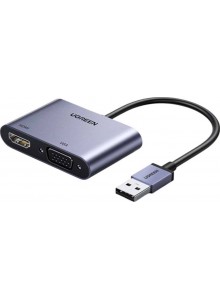 UGREEN USB 3.0 to HDMI+VGA Card 1080P 20518 UGREEN USB 3.0 to HDMI+VGA Card 1080P 20518