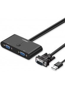 UGREEN 2 Port VGA Switcher (Black) 30711
