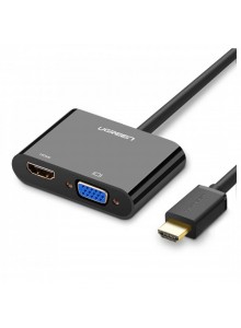 UGREEN HDMI to VGA + HDMI Converter 40744 UGREEN HDMI to VGA + HDMI Converter 40744