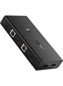 UGREEN HDMI Switch Box 2 In 1 Out KVM Sw... UGREEN HDMI Switch Box 2 In 1 Out KVM Sw...