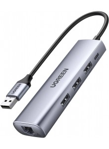 UGREEN USB 3.0 to Gigabit Ethernet + 3*U...