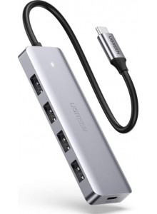 UGREEN 4-Port USB3.0 Hub with USB-C Powe...