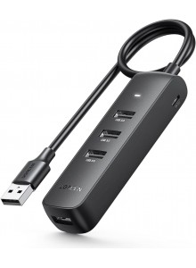 UGREEN USB 3.0 4-Port Hub 1m (Black) 80657 UGREEN USB 3.0 4-Port Hub 1m (Black) 80657
