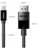 UGREEN mini DP to DP 8K Male to Male Cable 1.5m (Black) 80663