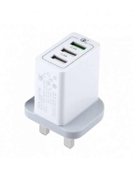 TUTTONICA TUTTO-C404 3 USB WALL CHARGER QC3.0 TUTTONICA TUTTO-C404 3 USB WALL CHARGER QC3.0