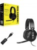 Corsair HS55 Surround Wired Gaming Headset, Dolby Audio 7.1, 20Hz - 20 kHz Frequency Response, 50mm Drivers, 1.8m Cable Length, For PC / Mac / PS4 & 5 / Xbox One Series, Carbon | CA-9011265-NA Corsair HS55 Surround Wired Gaming Headset, Dolby Audio 7.1, 20Hz - 20 kHz Frequency Response, 50mm Drivers, 1.8m Cable Length, For PC / Mac / PS4 & 5 / Xbox One Series, Carbon | CA-9011265-NA