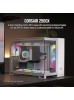 CORSAIR 2500X Small-Tower mATX Dual Chamber PC Case – Panoramic Tempered Glass – Reverse Connection Motherboard Compatible – No Fans Included – White | CC-9011266-WW CORSAIR 2500X Small-Tower mATX Dual Chamber PC Case – Panoramic Tempered Glass – Reverse Connection Motherboard Compatible – No Fans Included – White | CC-9011266-WW