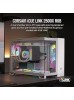 CORSAIR iCUE LINK 2500X RGB Small-Tower mATX Dual Chamber PC Case – Panoramic Tempered Glass – Reverse Connection Motherboard Compatible – 2x CORSAIR RX120 RGB Fans Included – White|CC-9011268-WW CORSAIR iCUE LINK 2500X RGB Small-Tower mATX Dual Chamber PC Case – Panoramic Tempered Glass – Reverse Connection Motherboard Compatible – 2x CORSAIR RX120 RGB Fans Included – White|CC-9011268-WW