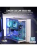 CORSAIR iCUE LINK 6500X RGB Mid-Tower ATX Dual Chamber PC Case – Panoramic Tempered Glass - Reverse Connection Motherboard Compatible -– 3x CORSAIR RX120 RGB Fans Included – White | CC-9011270-WW CORSAIR iCUE LINK 6500X RGB Mid-Tower ATX Dual Chamber PC Case – Panoramic Tempered Glass - Reverse Connection Motherboard Compatible -– 3x CORSAIR RX120 RGB Fans Included – White | CC-9011270-WW
