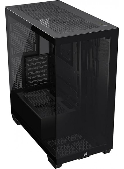CORSAIR 3500X Mid-Tower ATX PC Case – Panoramic Tempered Glass – Reverse Connection Motherboard Compatible – No Fans Included – Black | CC-9011276-WW CORSAIR 3500X Mid-Tower ATX PC Case – Panoramic Tempered Glass – Reverse Connection Motherboard Compatible – No Fans Included – Black | CC-9011276-WW