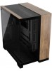 Corsair 6500X Mid-Tower Dual Chamber PC Case, Panoramic Tempered Glass, Support Up to 10x 120mm Fans, Up to 360mm Radiator, Reverse Connection Motherboard Compatible, Black/Walnut Wood | CC-9011282-WW Corsair 6500X Mid-Tower Dual Chamber PC Case, Panoramic Tempered Glass, Support Up to 10x 120mm Fans, Up to 360mm Radiator, Reverse Connection Motherboard Compatible, Black/Walnut Wood | CC-9011282-WW