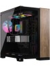Corsair 6500X Mid-Tower Dual Chamber PC Case, Panoramic Tempered Glass, Support Up to 10x 120mm Fans, Up to 360mm Radiator, Reverse Connection Motherboard Compatible, Black/Walnut Wood | CC-9011282-WW Corsair 6500X Mid-Tower Dual Chamber PC Case, Panoramic Tempered Glass, Support Up to 10x 120mm Fans, Up to 360mm Radiator, Reverse Connection Motherboard Compatible, Black/Walnut Wood | CC-9011282-WW