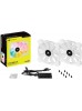 CORSAIR SP Series, White SP140 RGB ELITE, 140mm RGB LED Fan | CO-9050139-WW