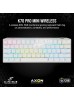 Corsair K70 RGB Pro Mini Wireless Mechanical Gaming Keyboard, Swappable Cherry MX Switches, PBT Double Shot Keycaps, For PC / Mac / Mobile / Playstation, English Layout, White | CH-9189110-NA