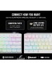 Corsair K70 RGB Pro Mini Wireless Mechanical Gaming Keyboard, Swappable Cherry MX Switches, PBT Double Shot Keycaps, For PC / Mac / Mobile / Playstation, English Layout, White | CH-9189110-NA Corsair K70 RGB Pro Mini Wireless Mechanical Gaming Keyboard, Swappable Cherry MX Switches, PBT Double Shot Keycaps, For PC / Mac / Mobile / Playstation, English Layout, White | CH-9189110-NA