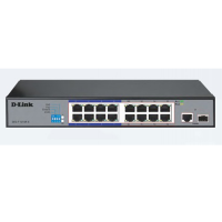 DLINK SWITCH DLINK 16 PORT POE UNMANAGED...