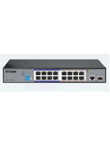 DLINK SWITCH DLINK 16 PORT POE UNMANAGED...